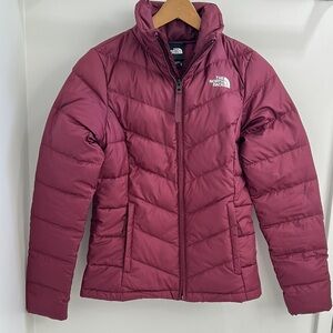 THE NORTH FACE Women's Puffer Jacket - Burgundy Women’s XS